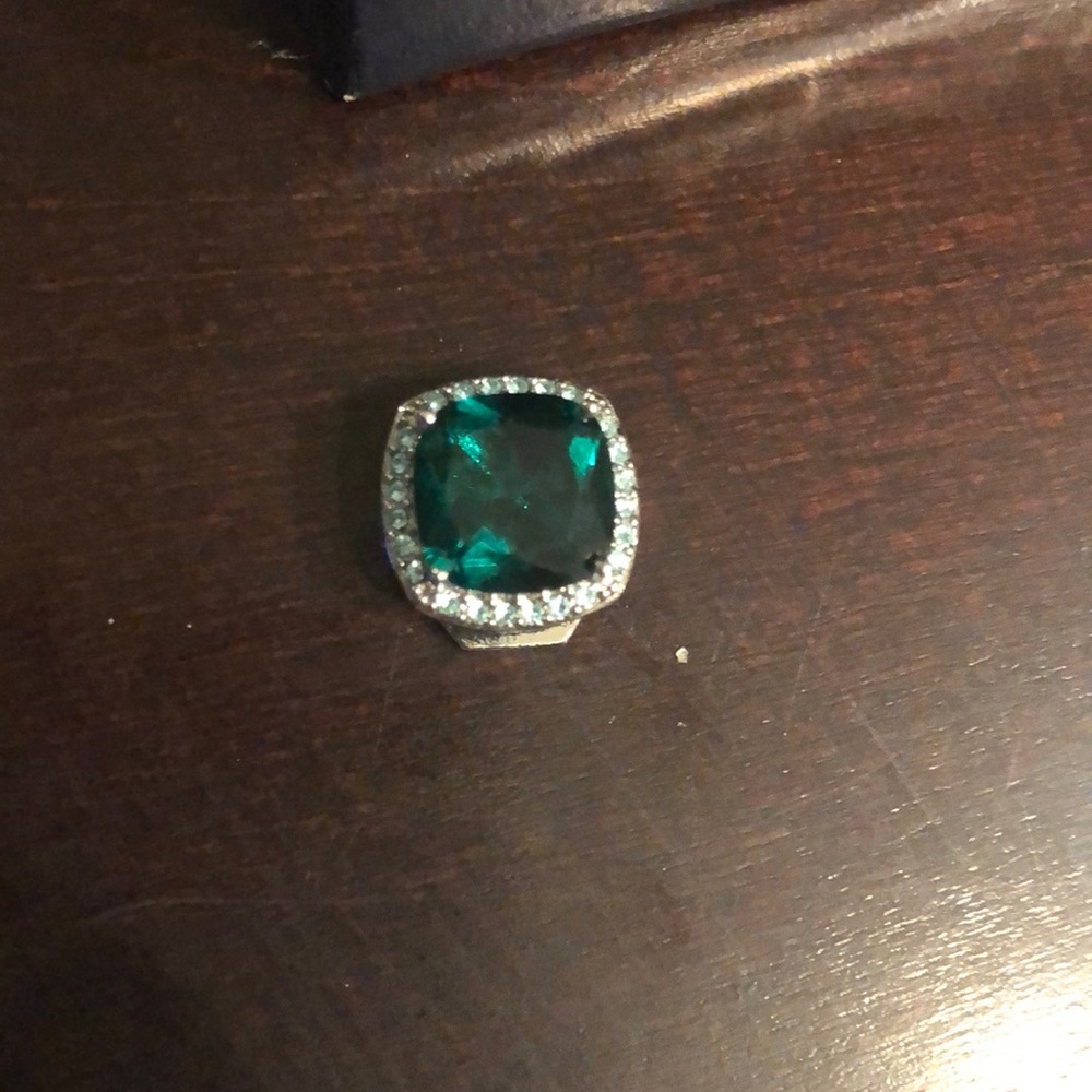 Keep collective pave emerald charm